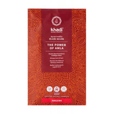 Masque Capillaire Ayurv&eacute;dique &agrave; la Poudre d'Amla Fortifiante - Khadi