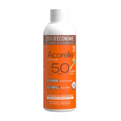 Acorelle Recharge Spray Solaire Enfant SPF 50 150 ml