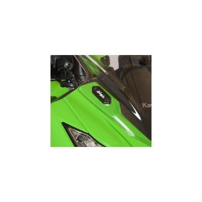 Caches orifices r&eacute;troviseurs R&G Racing noir Kawasaki ZX-6R 12-17