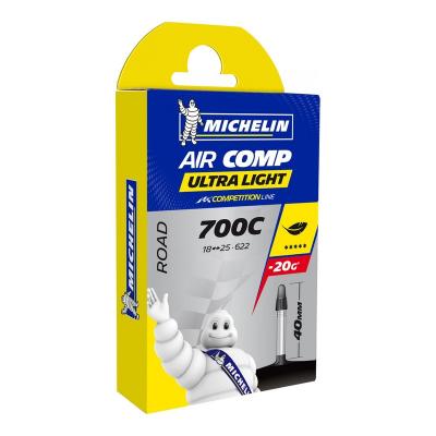 Chambre &agrave; Air v&eacute;lo Michelin Air Comp UltraLight A1 700 x 18/25C Pres
