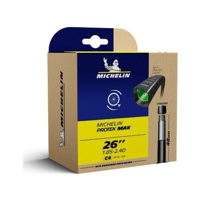 Chambre &agrave; air VTT Michelin C4 Protek Max - 26"" 1.85 - 2.3"" Schr Noir