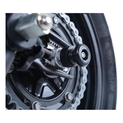 Diabolos de bras oscillant R&G Racing noir sur axe Ducati Monster 797