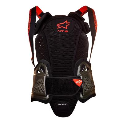 Alpinestars Dorsale Alpinestars Nucleon KR-3 - Noir fum&eacute; et Rouge XL