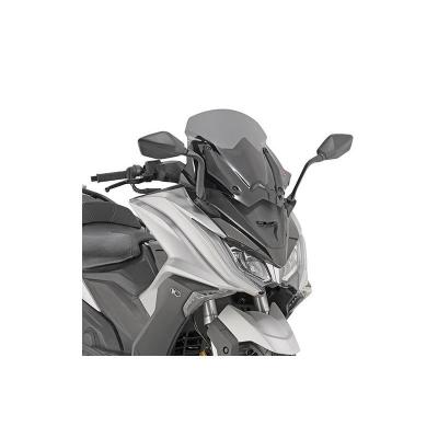 GIVI Pare-brise, Bulle moto et scooter, D6110S Sur&eacute;lev&eacute; fum&eacute;