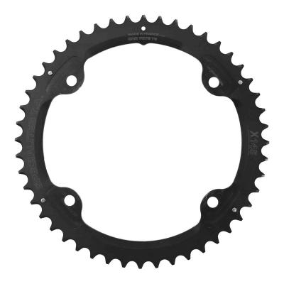 Plateau v&eacute;lo de route Ta 2x11v (48 dents) ext&eacute;rieur noir Diam 145mm