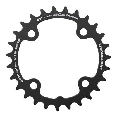 Plateau VTT Stronglight CT2 2x10v int&eacute;rieur (27 &agrave; 30 dents) noir Dia
