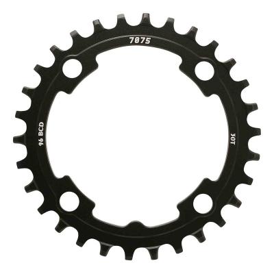 SunRace MX00 Alloy Mountain Bike Chain Ring - Noir} - 4-Bolt, Noir}