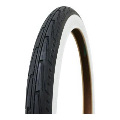 Pneu v&eacute;lo City Michelin City J Confort TR noir/blanc (18 x 1.3/8')