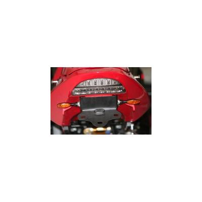 Support de plaque d&acute;immatriculation R&G Racing noir Honda CBR 900 RR 