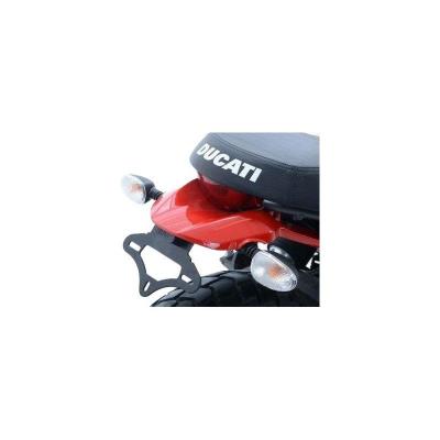 Support de plaque d&acute;immatriculation R&G Racing noir KTM RC 390 14-18