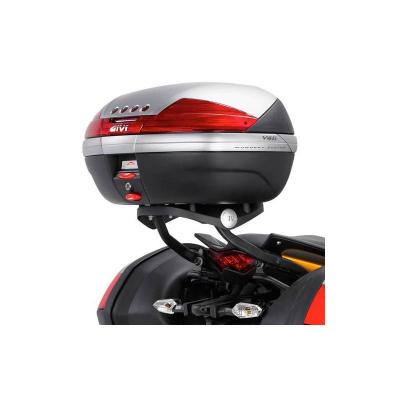 Givi Monokey/monolock Top Case Rear Rack Kawasaki Versys 650 Noir