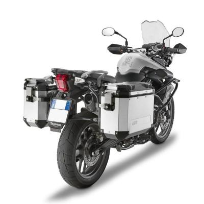Supports pour valises lat&eacute;rales Givi Trekker Outback Triumph Tiger 80