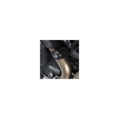 Tampons de protection R&G Racing Aero noir Ducati Diavel 11-18
