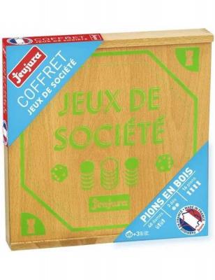 Jeu De Societe Coffret De Jeux - Plateaux En Bois