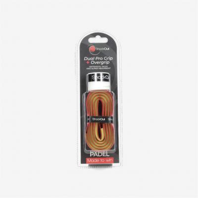 Grip + Overgrip Shockout - Rouge - Surgrip padel taille UNICA
