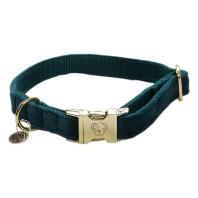 Kentucky Dogwear Dog Collar Velvet Emerald Green 00S unisex