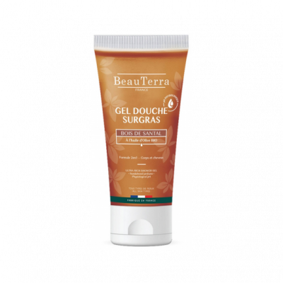 Beauterra Gel Douche Surgras Bois de Santal 100ml