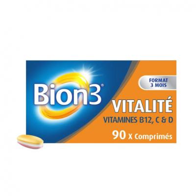 Compl&eacute;ment Alimentaire Vitalit&eacute; Bion 3 - La Boite De 90 Comprim&eacute;s