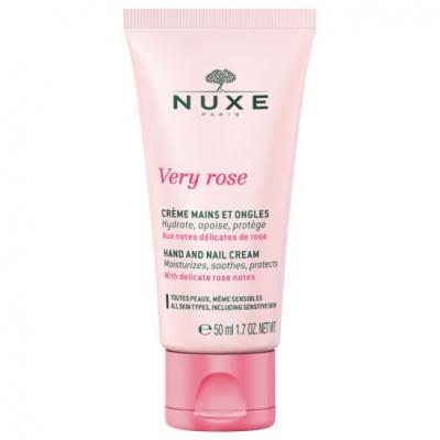 Nuxe Very rose Cr&egrave;me Mains et Ongles (Toutes Peaux) 50 ml - Tube 50