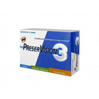 Bausch + Lomb Preservision3 60 Caps - Bo&icirc;te 60 capsules