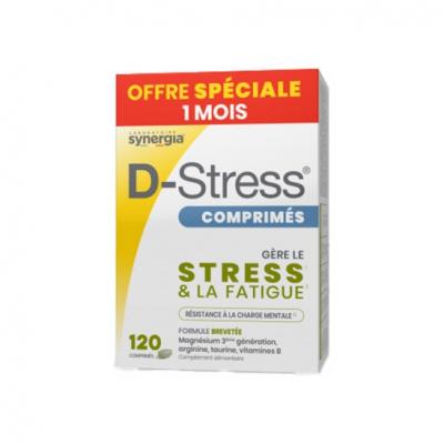 Compl&eacute;ment Alimentaire D-stress Synergia - La Boite De 120 Comprim&eacute;s
