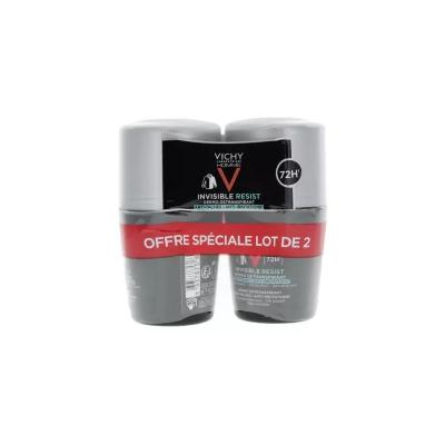 D&eacute;odorant Homme 72h Invisible Vichy - Le Lot De 2 Flacons De 50ml