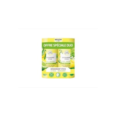 Weleda D&eacute;odorant Stick Citrus Bergamot 2x50 Grammes