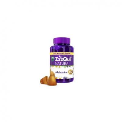 ZzzQuil Sommeil Mangue et Banane Gommes 60uts