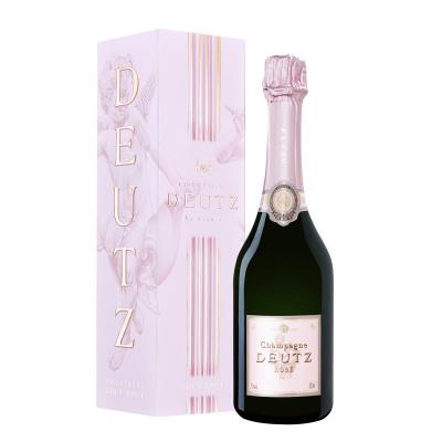 Champagne brut ros&eacute;, sous &eacute;tui 