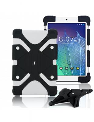 We Connect Etui de protection en Silicone pour Tablettes 9/10 po Noir