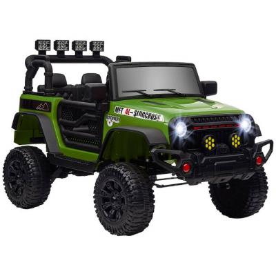 Buggy &eacute;lectrique enfant - AIYAPLAY - t&eacute;l&eacute;commande 2.4Ghz - 2 moteurs 12 V - 3 vitesses - vert
