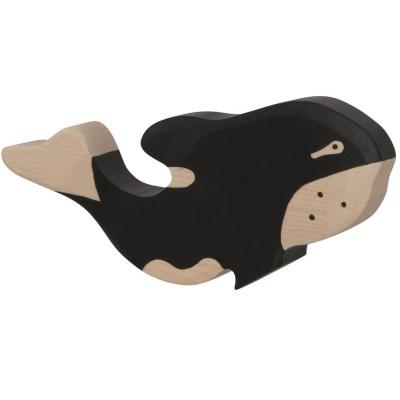 Holztiger - Figurine en bois orque - Noir