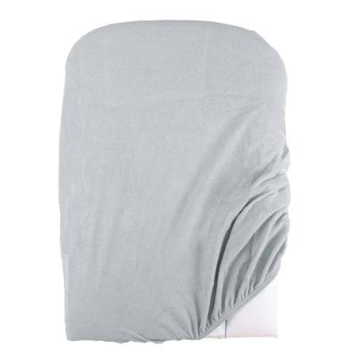 Housse de matelas &agrave; langer unie - Perle - 50 X 75 cm