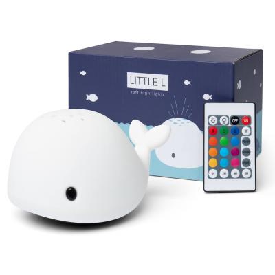 Veilleuse Baleine Avec T&eacute;l&eacute;commande Blanc
