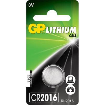 Bouton Lithium - compatible DL2016 - 72mAH GP 0602016C1)