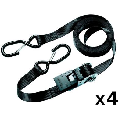 Master Lock MLK3056E Sangle d'Arrimage avec Crochets et Cliquet