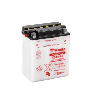 Batterie YB14-A2 Conventionnelle Avec Entretien - Livr&eacute;e Sans Acide