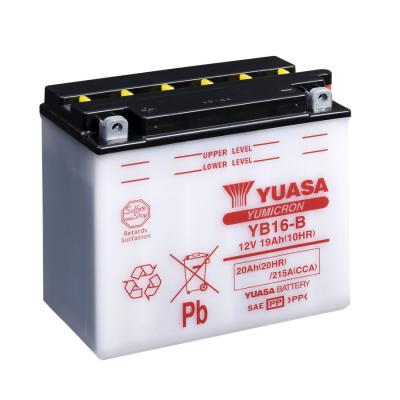 Batterie YB16-B Conventionnelle Avec Entretien - Livr&eacute;e Sans Acide
