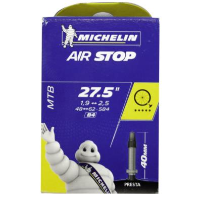 Michelin chambre a air vtt b4 airstop 27 5x1 90 2 50 valve presta 40mm