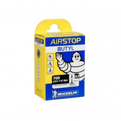 Chambre &Agrave; Air V&eacute;lo 700x35/47c Michelin Valve Schrader 34 Mm