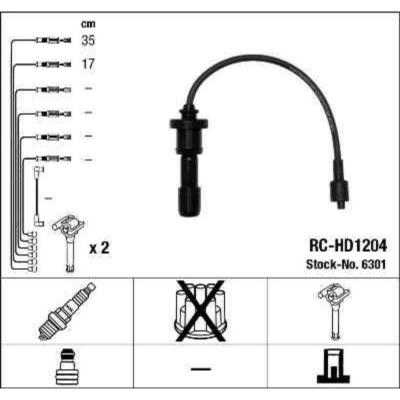 NGK Fils de bougies / Faisceau d'allumage 6301