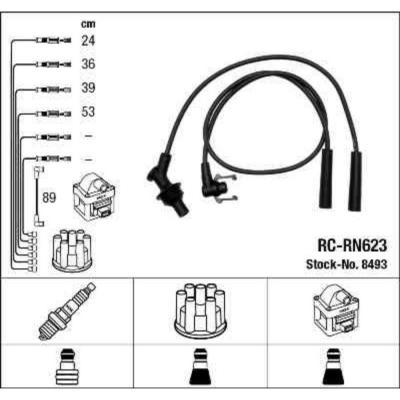 NGK Fils de bougies / Faisceau d'allumage 8493 RENAULT LAGUNA