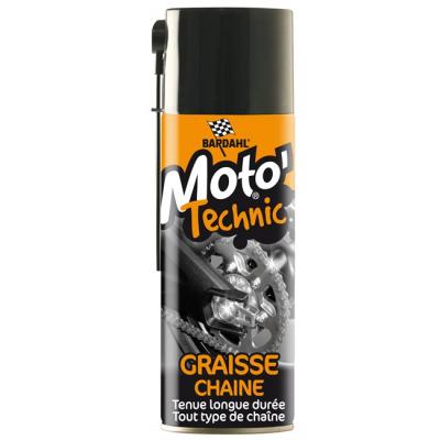 Graisse cha&icirc;ne pour moto, 400ml Bardahl