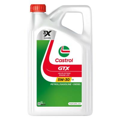 CASTROL GTX 5W-30 C2, Huile Moteur, 5L