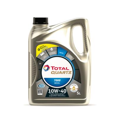 Huile Moteur 7000 10w40 Die 5l Total - La Bouteille De 5l