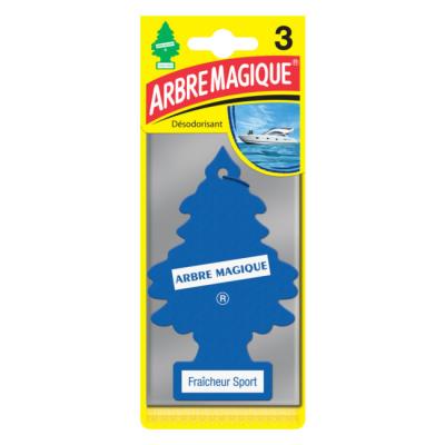 Lot De 3 D&eacute;sodorisants Voiture Arbre Magique Fra&icirc;cheur Sport