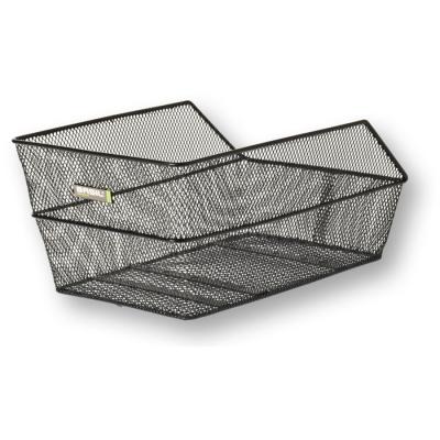 Panier V&eacute;lo Basil Cento en acier noir pour porte bagage