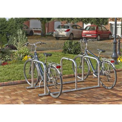 Support v&eacute;los en ligne 3 arceaux pour 6 v&eacute;los