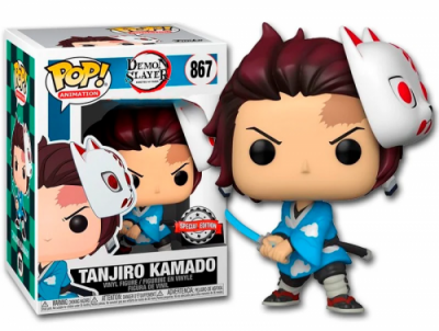 Funko Pop! Animation #867 D&eacute;mon Slayer PVC Tanjiro Kamado avec Masque