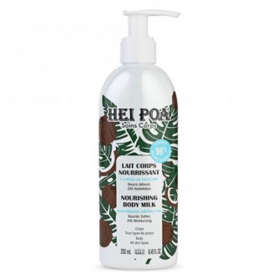 Hei Poa Lait Corps Nourrissant Coco 250 ml - Flacon-Pompe